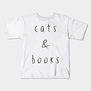 cats & books Kids T-Shirt